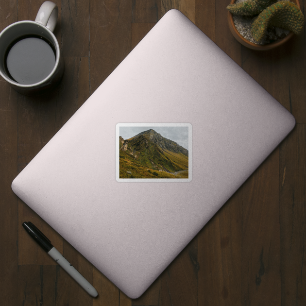 Granite Mountain Peak on Greina High Plain by visualspectrum